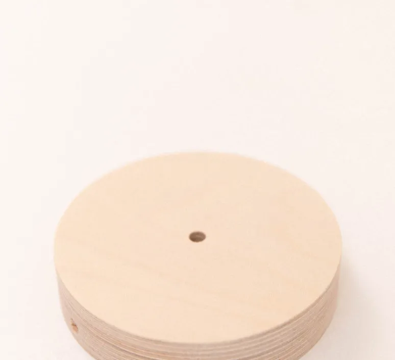 Accessoires*Little Anana Rosace, Ronde, , Ø13cm, H3cm - naturel