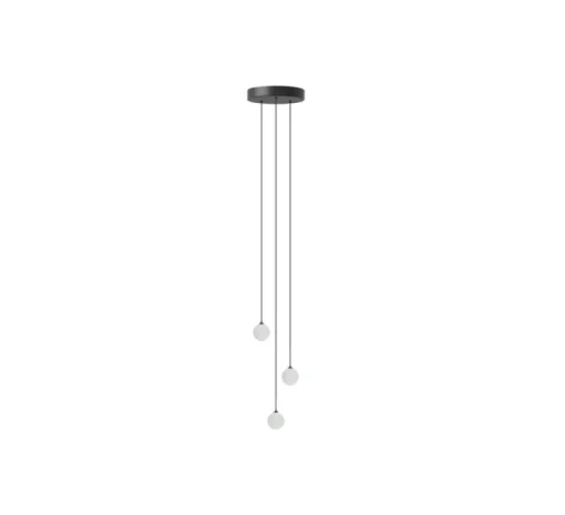 Accessoires*Umage Rosace, Rosette Mini Cluster 3, , Ø20cm, H3,2cm - noir