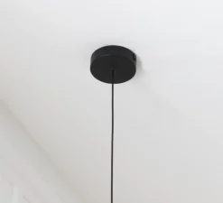 Rosace & Câble*Umage Rosace, Rosette Mini, , Ø10cm, H2,7cm - noir