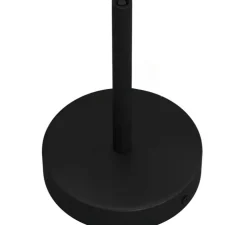 Rosace simple, série métal, avec sortie centrale, noir, Ø12cm, H17,5cm - Creative Cables