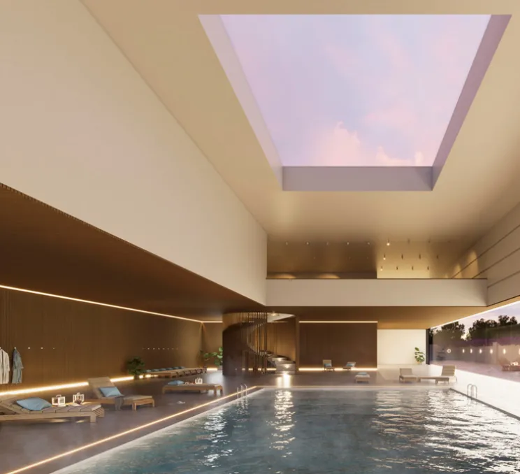 Ruban LED, FINE 74, blanc, IP67, LED, dim, 3000K, 2600 lm, L1000cm, H2cm - Beneito Faure