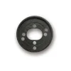 Socle pour interrupteur et prise, Do, Simple, Hêtre obscurci, L6,4cm, H6,4cm - Fontini