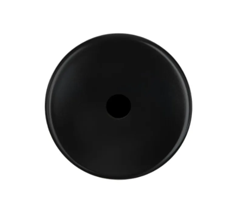 Accessoires*Modelec Sortie de câble, Iris, Simple, Noir satin, L8cm, H8cm -