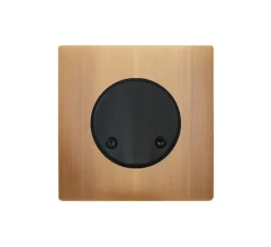 Sortie de câble, M, Simple, Vieux bronze, L8cm, H8cm - Modelec