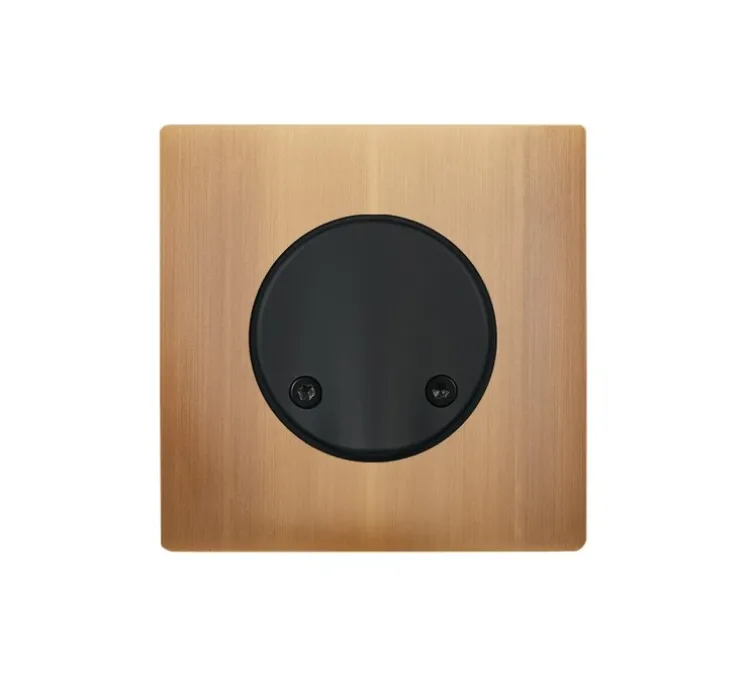 Sortie de câble, M, Simple, Vieux bronze, L8cm, H8cm - Modelec