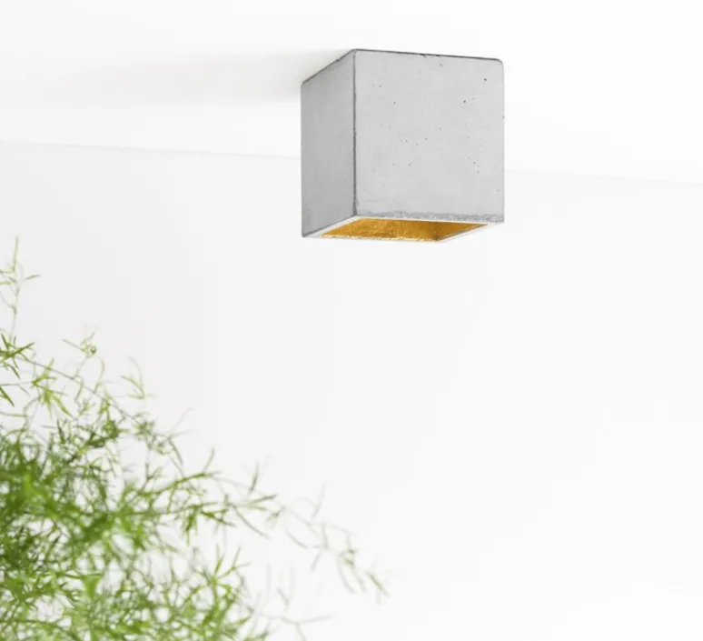 Plafonnier & Spot*GANTLights Spot, [B7], , LED, L10cm, H10cm - gris, or