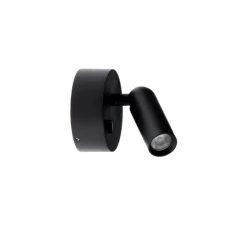 Plafonnier & Spot*Nexel Spot, Benny, avec interrupteur, , LED, 3000K, 150 lm, L7cm, H7cm - noir mat
