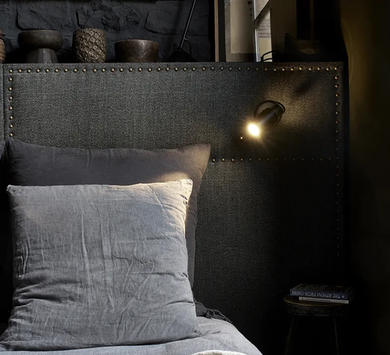 Plafonnier & Spot|Applique*DCW éditions Paris Spot, Biny LED, , sans interrupteur, 2700K, 450lm, L6,5cm, H15,4cm - noir