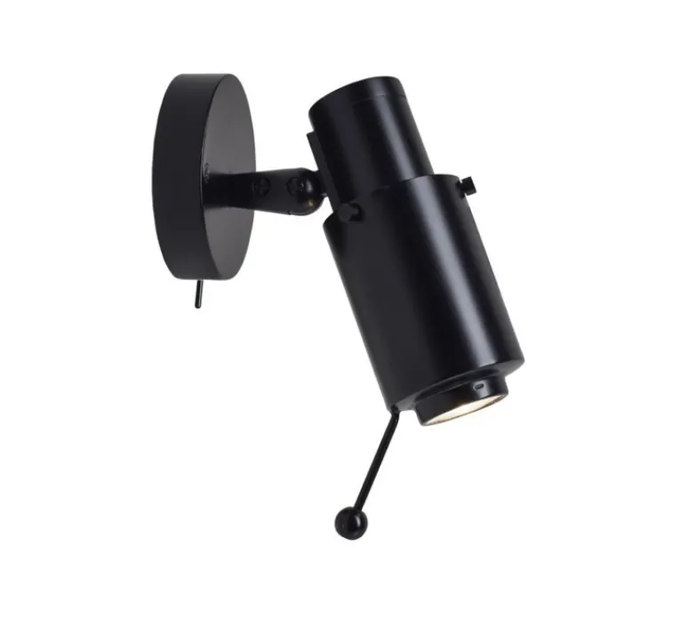 Plafonnier & Spot|Applique*DCW éditions Paris Spot, Biny Spot, LED, , avec interrupteur, 2700K, 450lm, L6,5cm, H15,4cm - Dcw editions noir