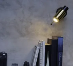 Plafonnier & Spot|Applique*DCW éditions Paris Spot, Biny Spot, , L6,5cm, H15,4cm - DCW éditions noir et or