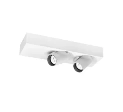 Plafonnier & Spot*Wever&Ducré Spot, Bliek Petit Surface 2.0, , LED, dim, 2700K, 980 lm, L23cm, H3,4cm - blanc
