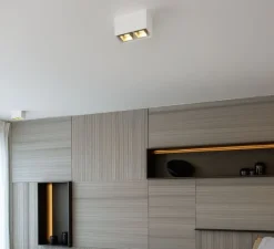 Plafonnier & Spot*Wever&Ducré Spot, Box 2.0 LED, blanc, 3000k, 1120lm, L18,8cm, H10cm - WEVER ET DUCRE aluminium, blanc