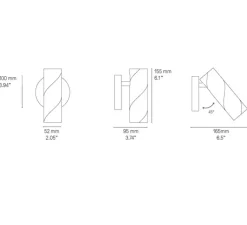 Plafonnier & Spot*CVL Spot, Candy, , LED, dim, 2700K, 630 lm, L5,2cm, H15,5cm - graphite satiné