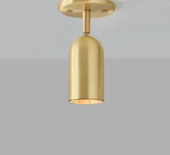 Plafonnier & Spot*Bert frank Spot, Doma, , Ø7cm, H19cm - laiton brossé