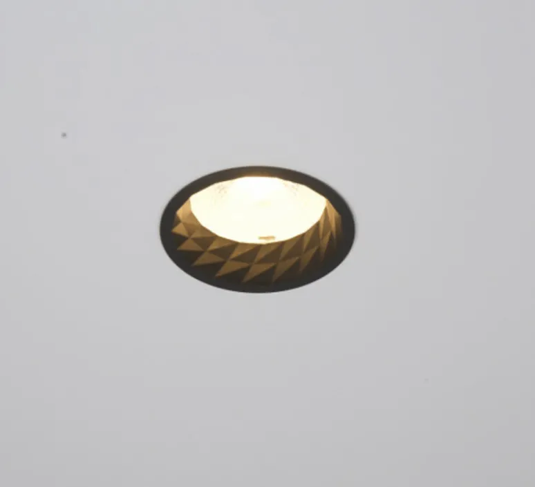 Plafonnier & Spot*DARK Spot encastrable, Atsji, , IP44, LED, dim, 2700k, 1000 lm, Ø9,2cm, H7,5cm - noir