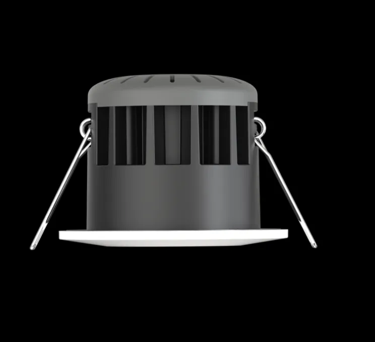 Spot encastrable, Canis, blanc, IP65, LED, dim, 2700-4000K, 750-850 lm, Ø8,2cm, H6,2cm - Solum