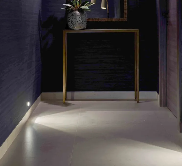 Spot encastrable, Cazalla, noir, IP66, LED, dim, 2700K, 187 lm, L5,4cm, H5,4cm - John Cullen