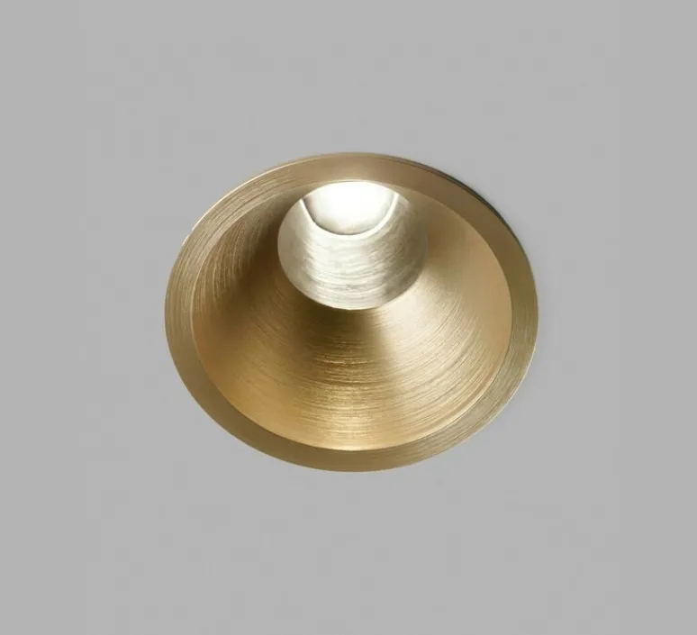 Plafonnier & Spot*Light Point Spot encastrable, Curve II 90, , LED, dim, 2700K, 780 lm, Ø9cm, H9,6cm - laiton