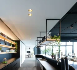 Plafonnier & Spot*Wever&Ducré Spot encastrable, Deep 1.0 LED, , LED, 2700K, 525/705lm, Ø8,4cm, H7,6cm - champagne