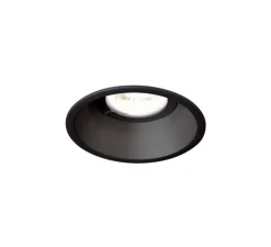 Plafonnier & Spot*Wever&Ducré Spot encastrable, Deep 1.0 PAR16 wire spring, , IP44, Ø9,5cm, H10,2cm - noir