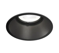 Plafonnier & Spot*Wever&Ducré Spot encastrable, Deep Adjust Fort 1.0 LED, , LED, 3000k, 2590 lm, Ø13,5cm, H12cm - noir