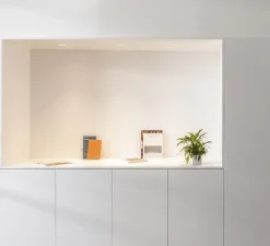 Plafonnier & Spot*Wever&Ducré Spot encastrable, Deep Asym 1.0, , LED, dim, 3000K, 645 à 870 lm, Ø9,4cm, H9,5cm - blanc mat