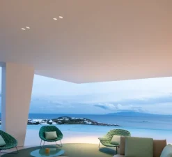 Plafonnier & Spot*Wever&Ducré Spot encastrable, Deep Petit 1.0, , IP65, LED, dim, 3000K, 550 lm, Ø8cm, H5,5cm - blanc