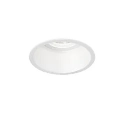 Plafonnier & Spot*Wever&Ducré Spot encastrable, Deeper 1.0, , LED, dim, 2000-3000K, 385 lm, Ø8,4cm, H8,6cm - blanc mat