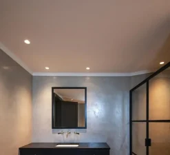 Plafonnier & Spot*Wever&Ducré Spot encastrable, Deeper 1.0, , IP44, LED, dim, 2700K, 440 à 600 lm, Ø8,4cm, H9cm - blanc mat