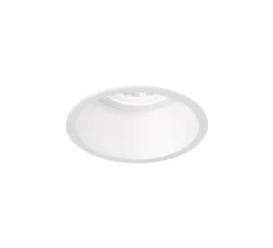 Plafonnier & Spot*Wever&Ducré Spot encastrable, Deeper 1.0, , IP44, LED, dim, 2700K, 440 à 600 lm, Ø8,4cm, H9cm - blanc mat