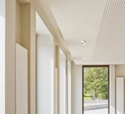 Spot encastrable, FlatLED T1 37° (Lens) Recessed, Trapezium springs, blanc mat, LED, 3000K, 1388lm, Ø12cm, H6cm - Doxis