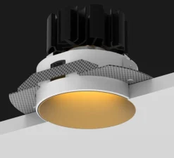 Plafonnier & Spot*Doxis Spot encastrable, Focus Trimless, Angle 43°, , dim, LED, 2700K, 1289lm, Ø8,5cm, H9cm - or mat