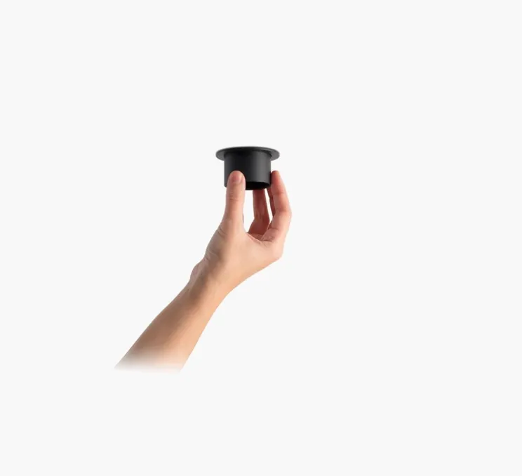 Spot encastrable, Fost Pulldown, 35°, CRI > 97, noir mat, dim, Dali, LED, 3000K, 1208lm, Ø5cm, H27,2cm - Faro