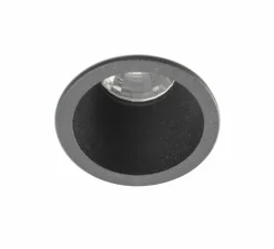 Plafonnier & Spot*Faro Spot encastrable, FOX, , LED, 2700K, 500lm, Ø4cm, H6,4cm - noir