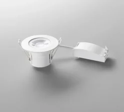 Plafonnier & Spot*Nedgis Spot encastrable, Glow, , IP65, LED, 2700-3200-4000K, 625 lm, Ø8cm, H4,9cm - blanc