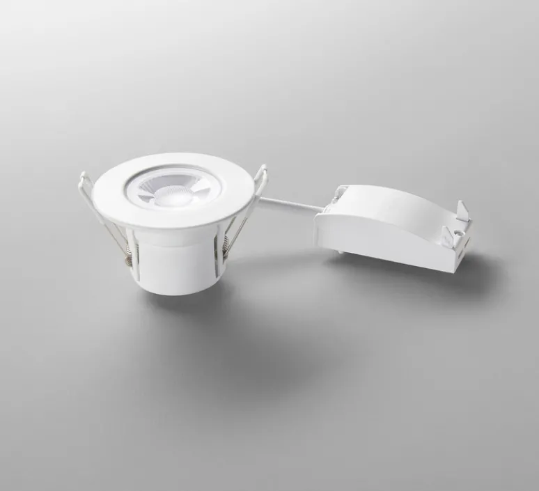 Plafonnier & Spot*Nedgis Spot encastrable, Glow, , IP65, LED, 2700-3200-4000K, 625 lm, Ø8cm, H4,9cm - blanc