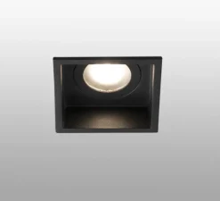 Plafonnier & Spot*Faro Spot encastrable, Hyde IP44, , L8,9cm, H5,5cm - noir