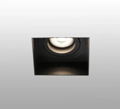 Plafonnier & Spot*Faro Spot encastrable, Hyde Square, orientable, trimless, , L8,2cm, H13cm - noir