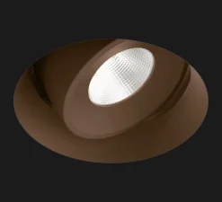 Spot encastrable, Juno Trimless, Reflector, Trimless Kit Included, marron fumé, LED, 3000K, 400lm, Ø5,5cm, H3,8cm - Doxis