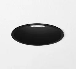 Spot encastrable, Kono 2, noir satiné, LED, non dimmable, 3000K, 2500 lm, 60°, Ø10,7cm, H16cm - ONOK