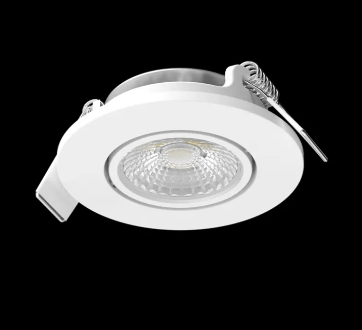 Spot encastrable, Libra, blanc, Orientable, IP65, LED, dim, 2700-4000K, 500-550 lm, Ø8,71cm, H3,15cm - Solum