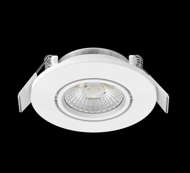 Spot encastrable, Libra, blanc, Orientable, IP65, LED, dim, 2700-4000K, 500-550 lm, Ø8,71cm, H3,15cm - Solum