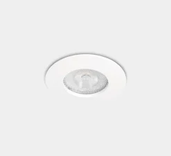 Spot encastrable, Lite Flat, blanc, IP54, LED, 3000K, 1010 lm, Ø7cm, H6cm - LEDS C4