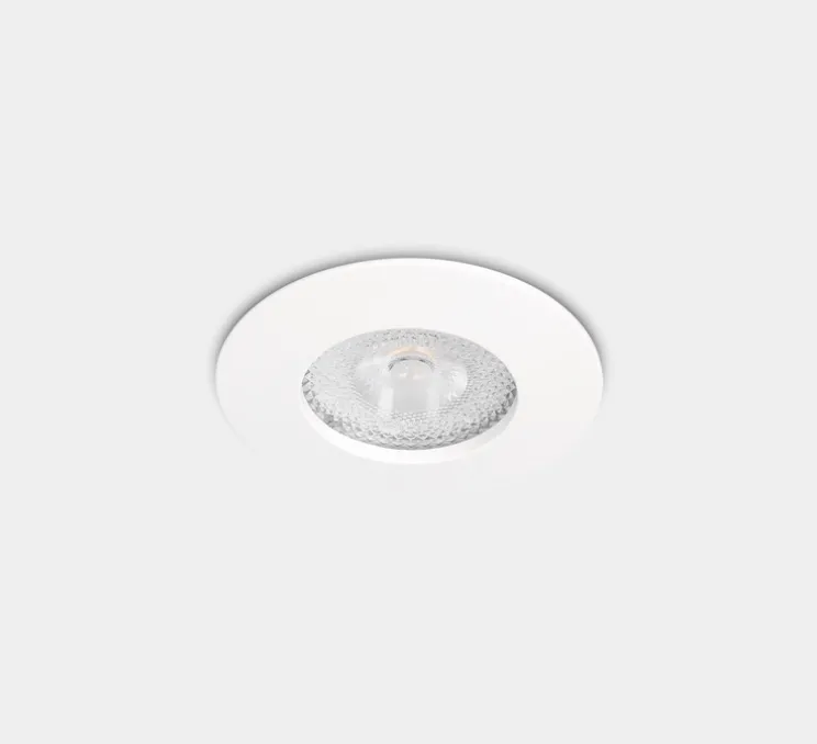 Spot encastrable, Lite Flat, blanc, IP54, LED, 3000K, 1010 lm, Ø7cm, H6cm - LEDS C4