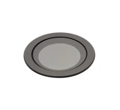 Spot encastrable, Lucca 40 medium, noir, IP67, 2700K, 135lm, Ø4cm, H4,8cm - John Cullen