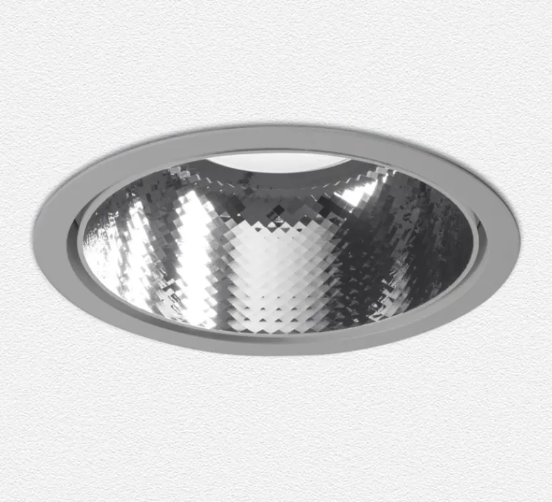 Plafonnier & Spot*Artemide Spot encastrable, Luceri Round Trim, , LED, dim, 3000K, 4528 lm, Ø24,3cm, H21cm - gris