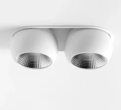 Plafonnier & Spot*Modular Spot encastrable, Marbul Recessed Adjustable 115 2x, , LED, dim, 2700K, 852 lm, L23,5cm, H5,4cm - blanc