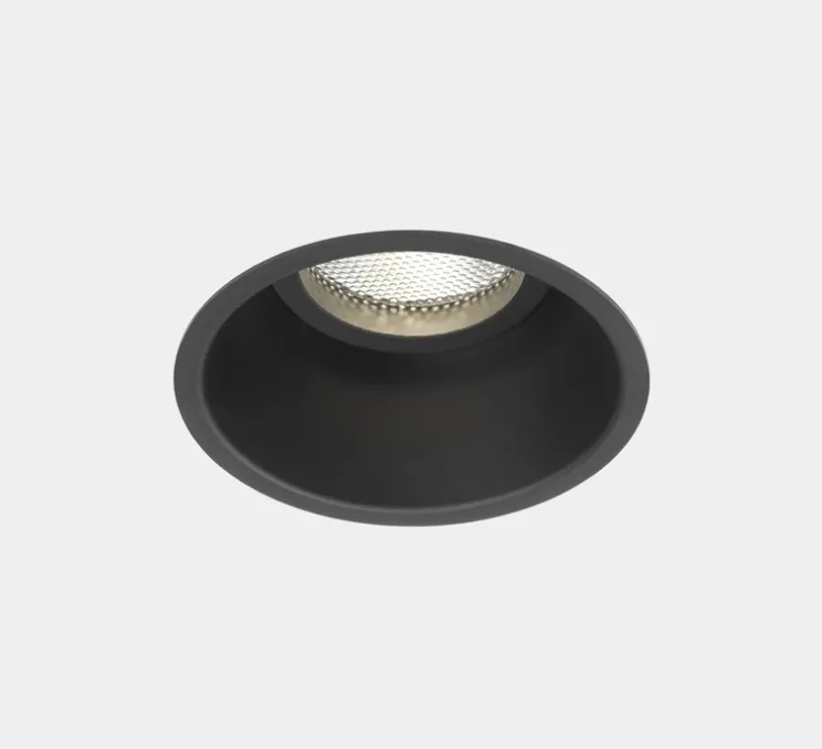 Spot encastrable, Minima Round Fixed, noir, Ø8,2cm, P13cm - Astro