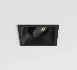 Plafonnier & Spot*Astro Spot encastrable, Minima Slimline Square Adjustable Fire-Rated, , L10cm, H6,1cm - noir