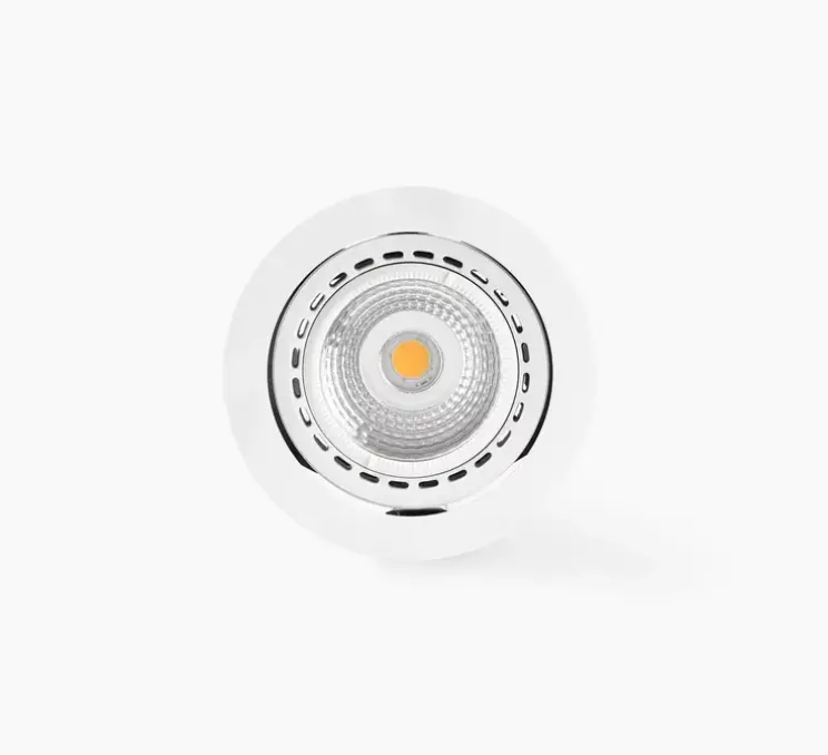 Spot encastrable, Mini-Optic, blanc mat, IP23, LED, dim, 2700K, 1565/2100 lm, Ø14cm, H11cm - Faro
